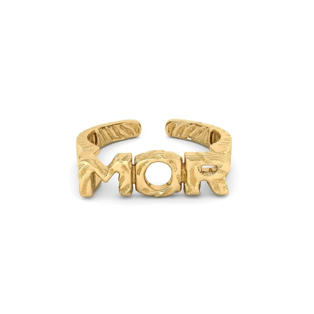 MOR RING BANKET FORGYLDT