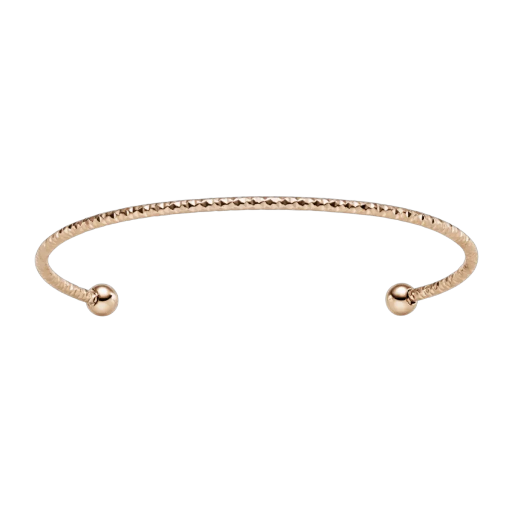 ARHMS LIVORNO STÅL ARMRING ÅBEN ROSA armbånd fra Smykkekæden.dk