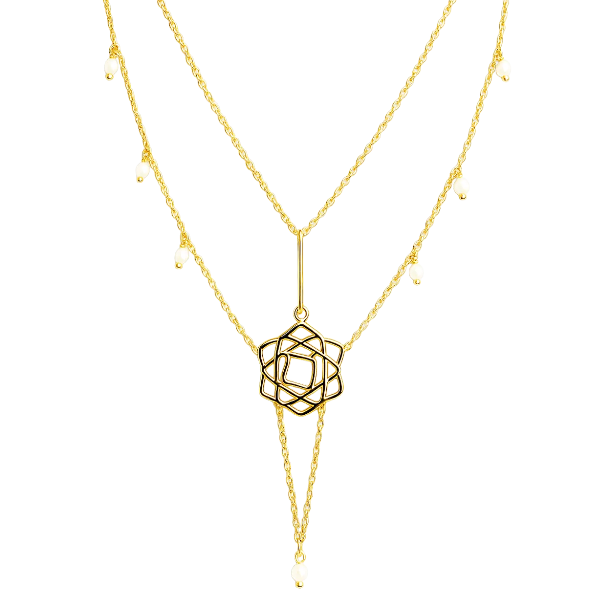 ARHMS STÅL COLLIER FORG M.PERLER
