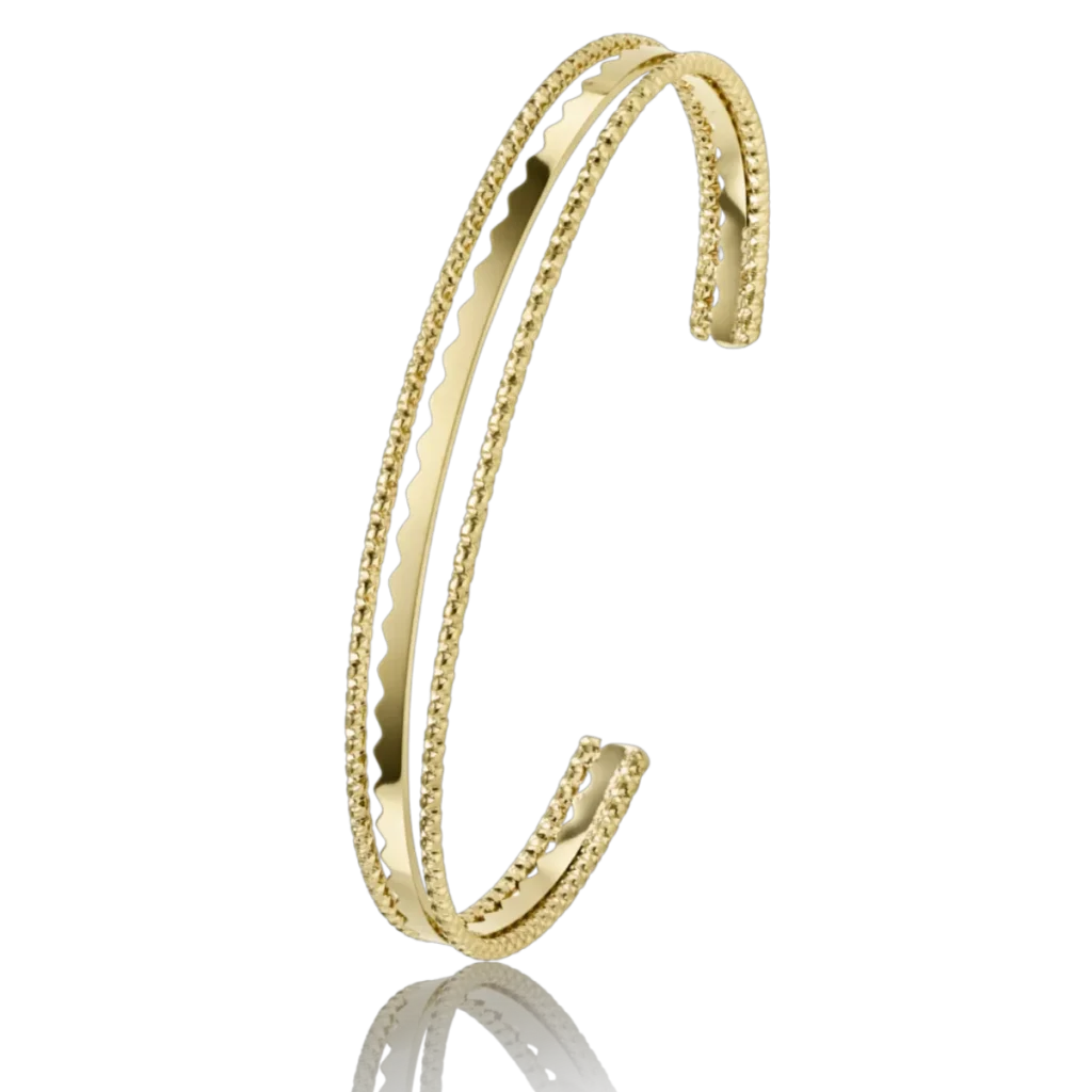ARHMS MARSALA STÅL ARMRING FORG.ÅBEN armbånd fra Smykkekæden.dk