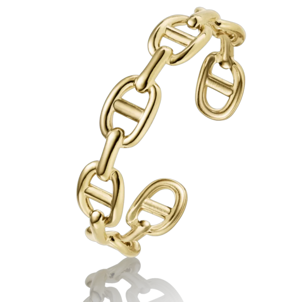 ARHMS ANCONA STÅL ARMRING FORG. ÅBEN armbånd fra Smykkekæden.dk