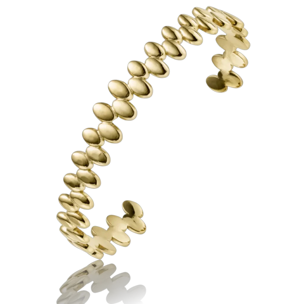 ARHMS MESSINA STÅL ARMRING FORG. ÅBEN armbånd fra Smykkekæden.dk