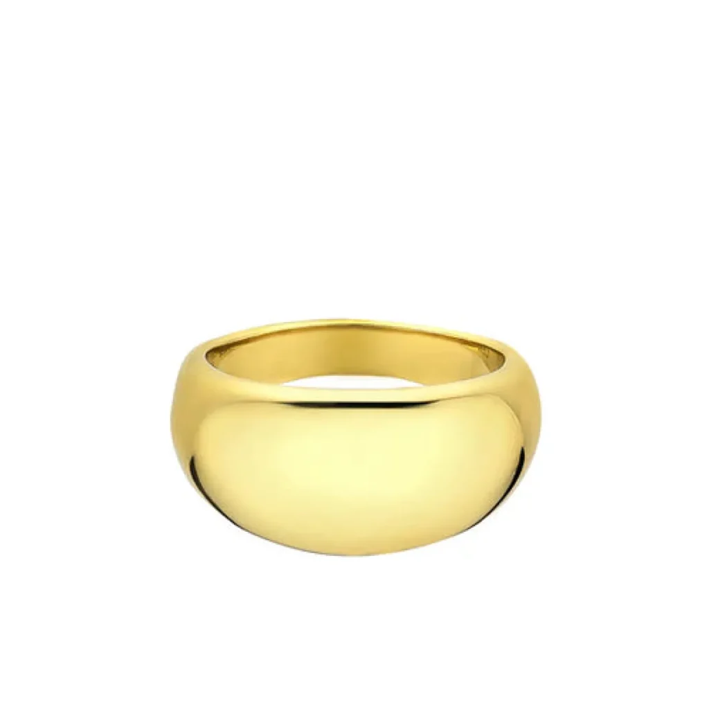 PANAMA RING FORGYLDT STÅL STR. 51