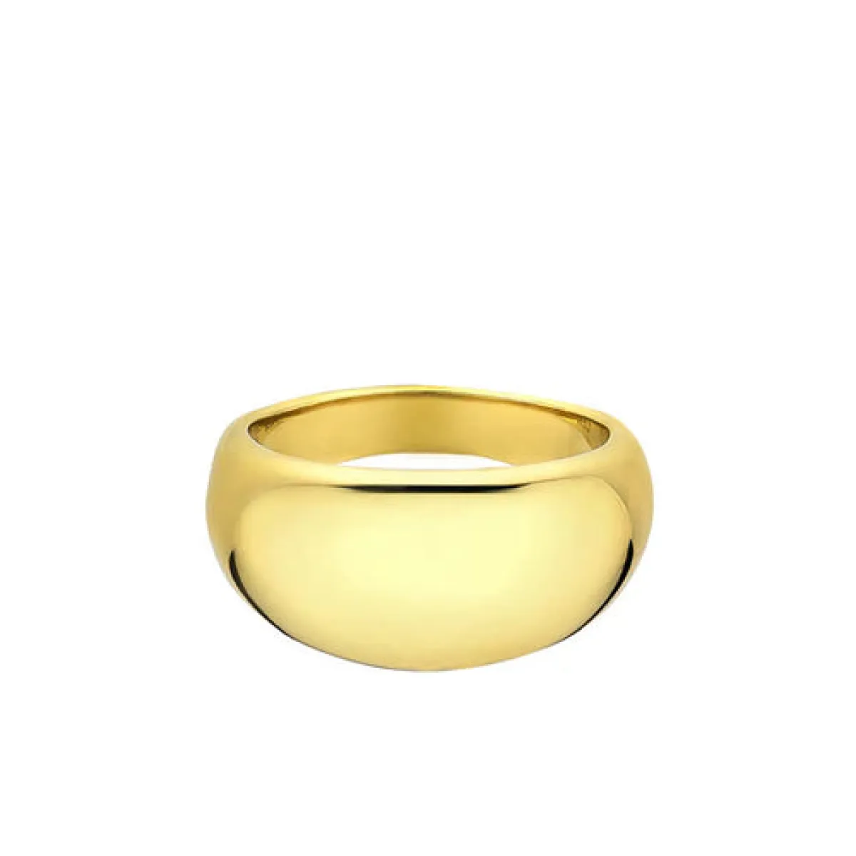 PANAMA RING FORGYLDT STÅL STR. 51