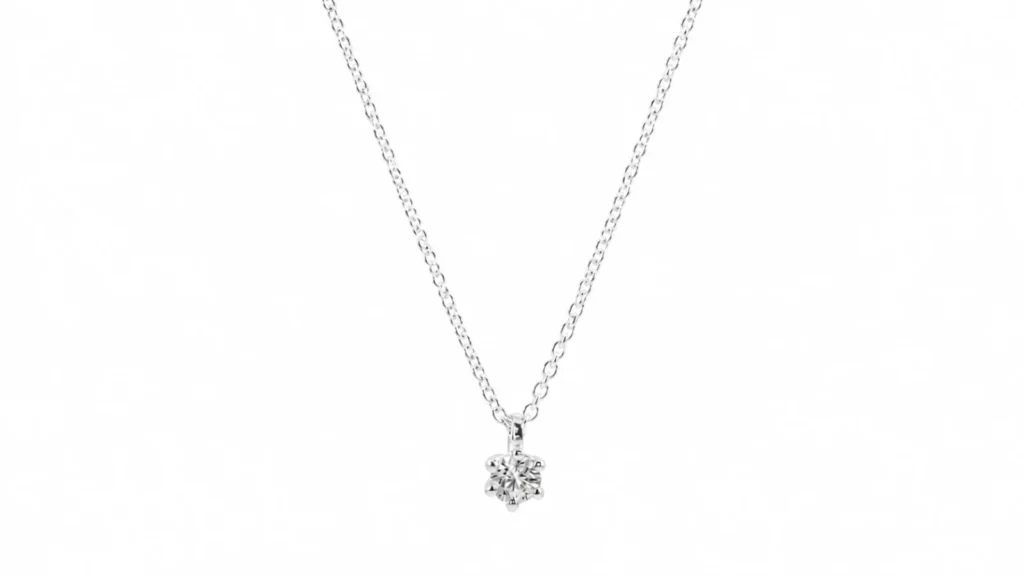 SØLV COLLIER M.ZIR 42+3CM sølvsmykke halskæde fra Smykkekæden.dk
