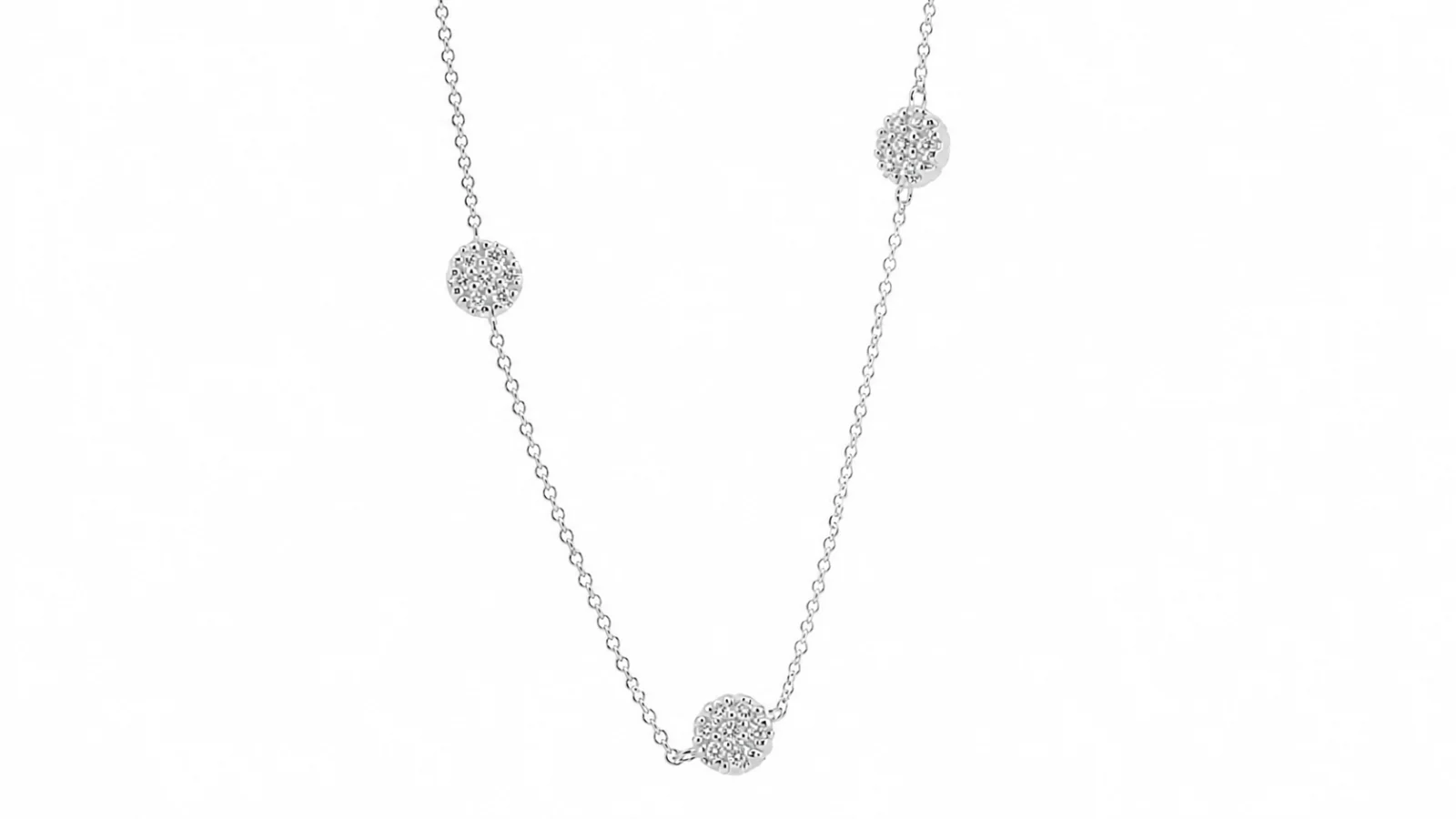 SØLV COLLIER M.ZIR 42+3CM sølvsmykke halskæde fra Smykkekæden.dk