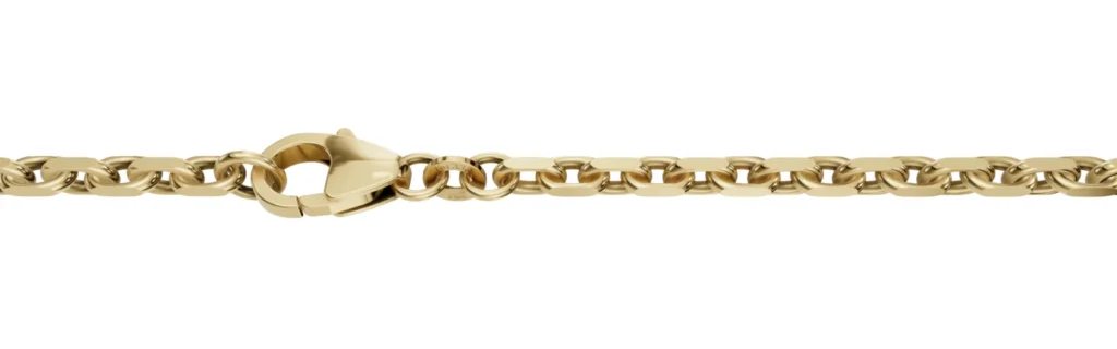 8KT.ARMBÅND ANKER 18,7CM guldsmykke halskæde fra Smykkekæden.dk