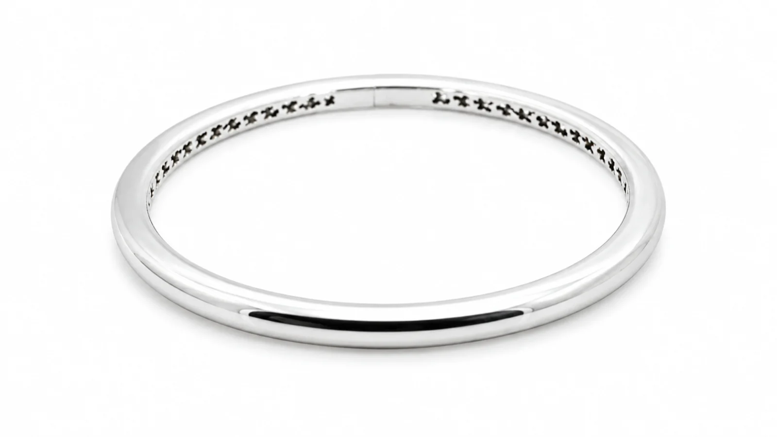 8KT.HV.ARMRING GLAT guldsmykke halskæde armbånd fra Smykkekæden.dk