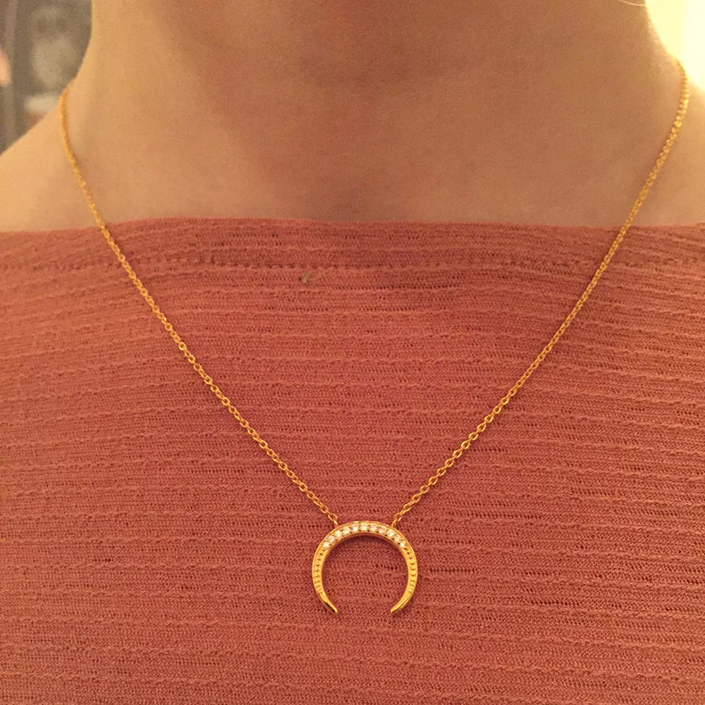 SØLV FG COLLIER M. ZIRKONIA sølvsmykke halskæde fra Smykkekæden.dk