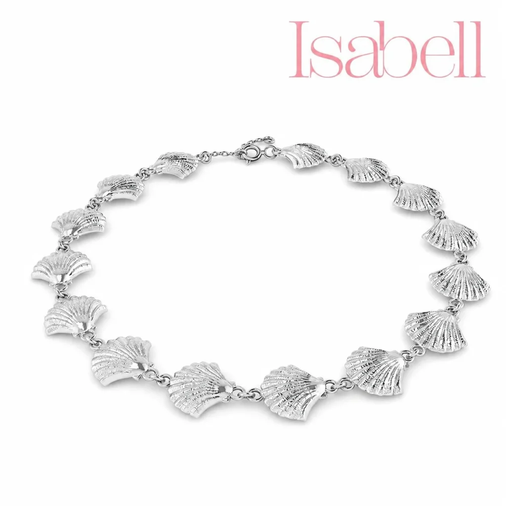 SØLV ARMBÅND SEASHELL 6,5X7MM sølvsmykke halskæde fra Smykkekæden.dk