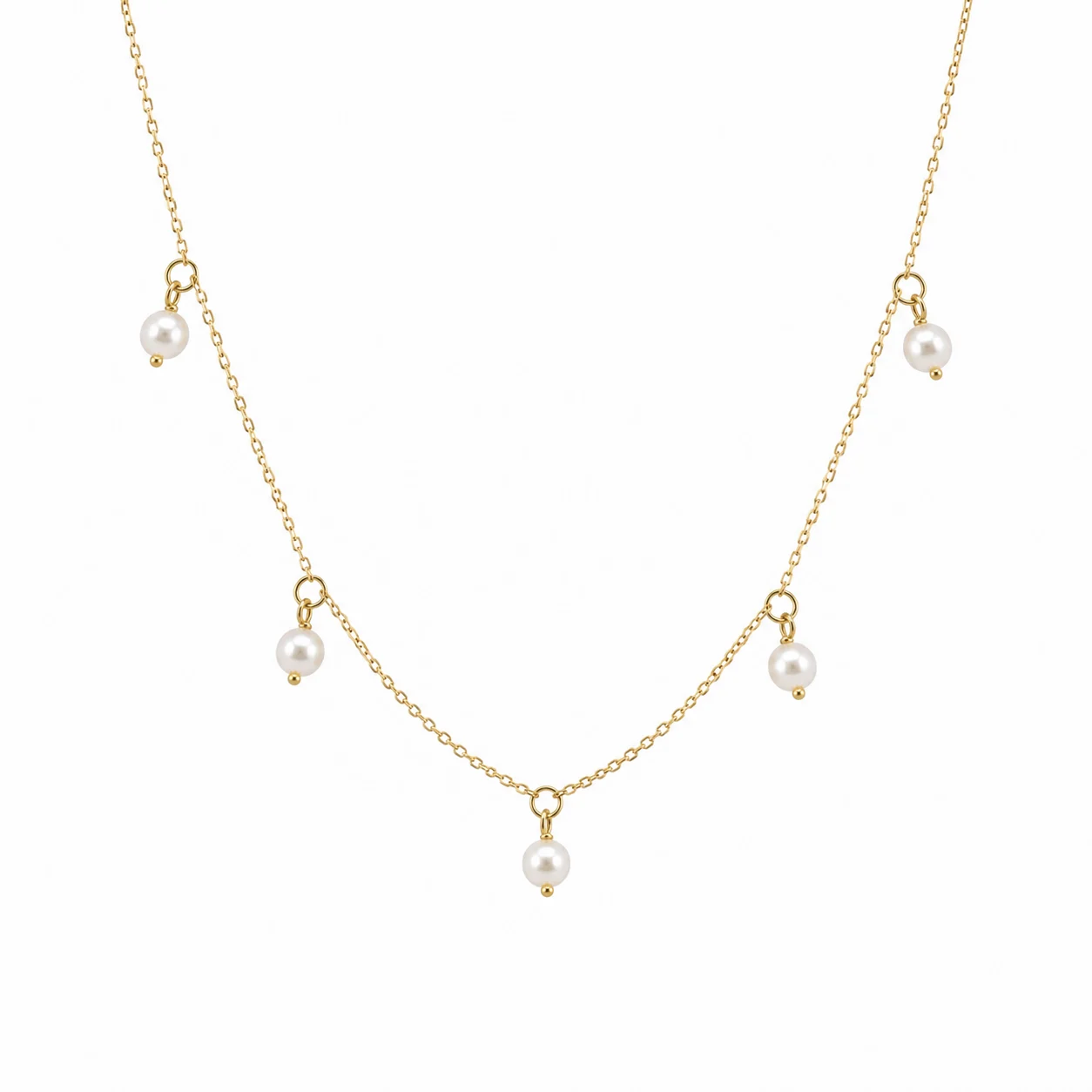 8KT.COLLIER FWP 3,5MM 42+3CM guldsmykke halskæde fra Smykkekæden.dk